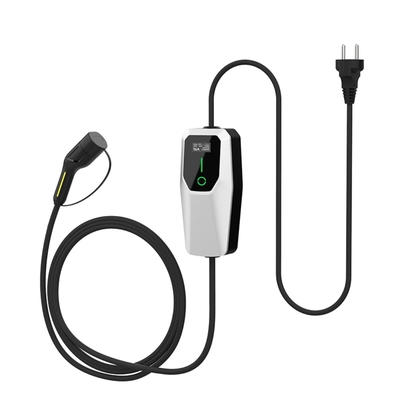 タイプ2電源充電器 EV 7kW ポータブル 32A 調整可能な電源充電ステーション