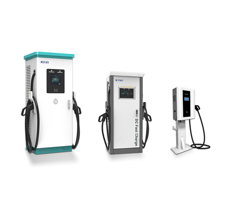 CCSタイプ2 CHAdeMOインターフェイス付きの屋外公共EV充電ステーション