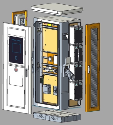 カスタム 模具 IP54 公共 商用 DC 急速 電気 充電 ステーション 180KW 240KW