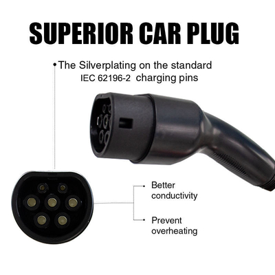 UL94-V0 電気自動車用電気自動車の充電ケーブル 16A-32A級