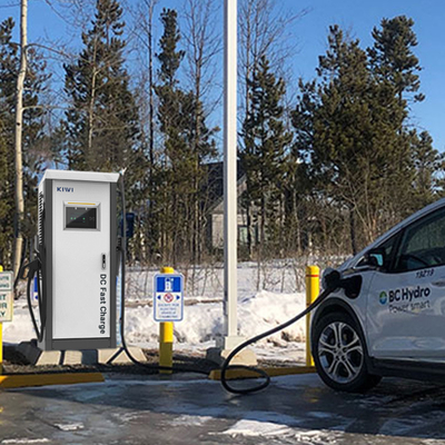 床に立つ家庭用電動電源充電器 60KW 1000V 3ピン CCS2 BYDに適用する ハン EV チンソング