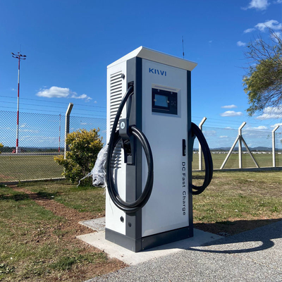 AC 0A-182A 入力電流範囲 ダブルコネクタ 電気自動車用EV充電器 120kw