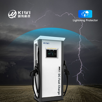 出力電圧 DC 200V-1000V 60KW 120KW CCS2 Chademo Type2 EV EV用の電動電池のDC充電台