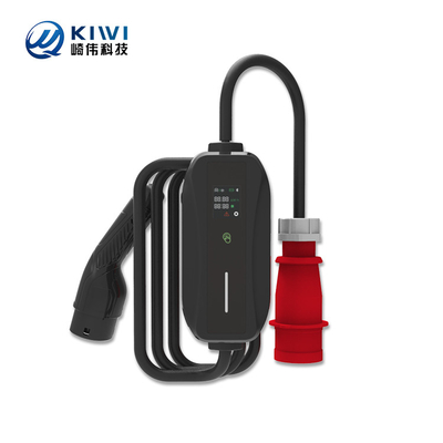 KIWI 11KW ポータブルEV充電器 J1772 電動車充電ステーションのためのタイプ2接続
