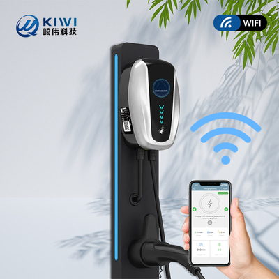 フォルクスワーゲン ID 4 EV 充電器 7kw LCD 画面 単相型 2型 隔熱検出