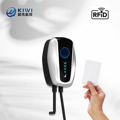 フォルクスワーゲン ID 4 EV 充電器 7kw LCD 画面 単相型 2型 隔熱検出