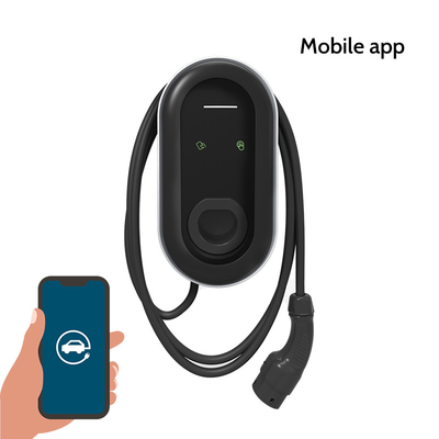 7KW スマート EV 充電ステーション 隔熱検出とプラグ温度検出