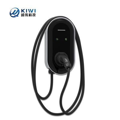 11kw 3相型2型EV充電ステーション,RFIDアプリとAC漏洩防止