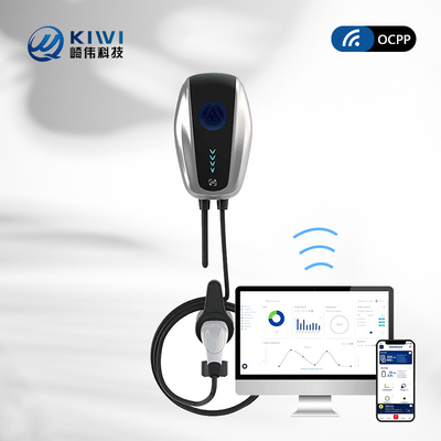 50Hz±10Hzグリッド周波数 2型EV充電ステーション キウイミニOccpp 7kwウォールボックス
