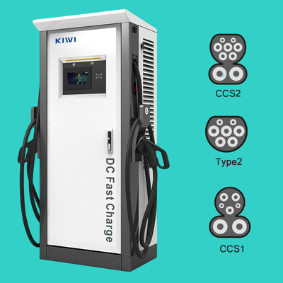 50Hz±10Hzグリッド周波数 チャデモ Type2 120KW EV DC 電動自動車の充電台
