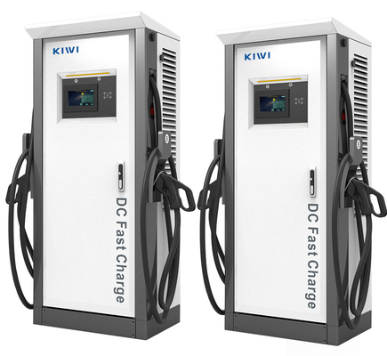 120kw CCS1 CCS2 カーチャデモ EV 50Hz±10Hzグリッド周波数を持つDC急速充電ステーション