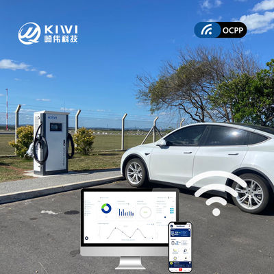 スーパーマーケットの駐車場用,床立120kWのCCS型2のCE登録EV充電器