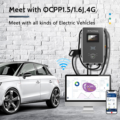 30kW スマートDC EV 急速充電器 50Hz±10Hz ネットワーク周波数と漏れ防止スイッチ