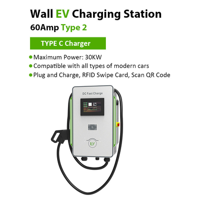 30kW 40kW DC電気自動車用高速充電ステーション 30mA 漏れ防止