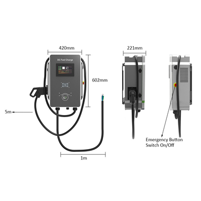 RS485 ポイント・トゥ・ポイント通信 30kW DC シェンゼン充電台のためのレベル3の急速充電器