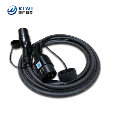 KIWI 携帯電気自動車充電ケーブル 1型から2型 炎クラス UL94-V0