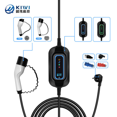 ポータブルホーム電動車充電器タイプ2 3.5kw AC EV充電ステーション ポータブルEV充電器