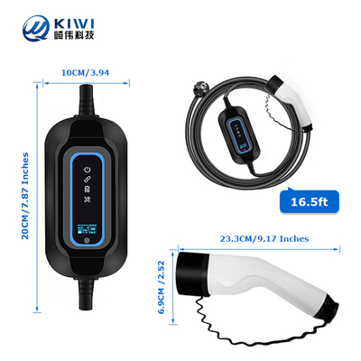 ポータブルホーム電動車充電器タイプ2 3.5kw AC EV充電ステーション ポータブルEV充電器