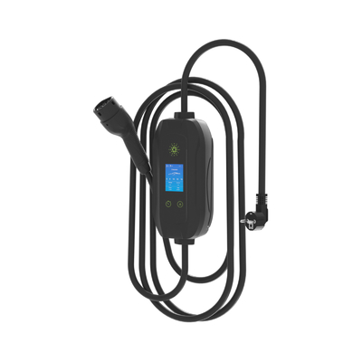 壁掛けシングルフェーズ3.5kwポータブルEV充電器 プラグ充電と隔離検出