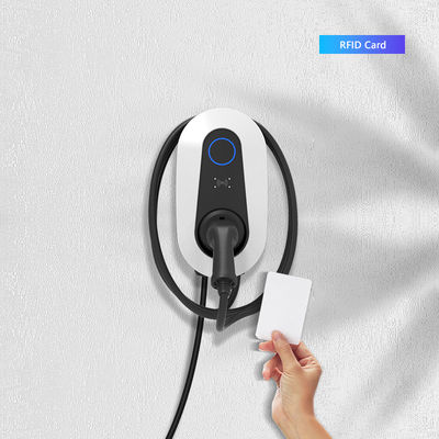 7kW AC EV 充電器 タイプ-1/タイプ-2/GB/T プラグとRFID