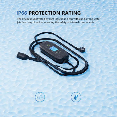 3.5kW ポータブル EV 充電器 Type 1 プラグ IP67 16A 出力